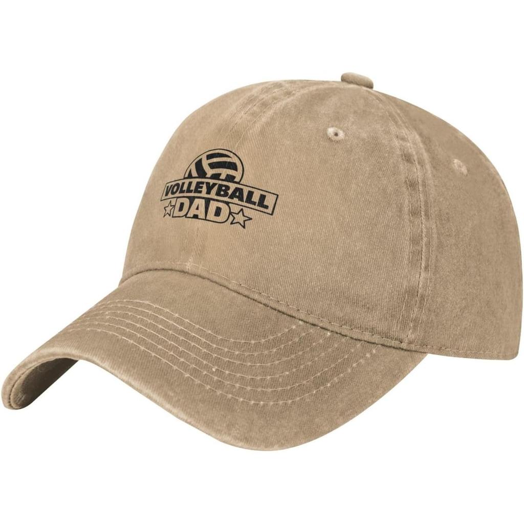 Volleyball Baseball Cap Washed Cotton Low Profile Adjustable Dad Hat for Unisex