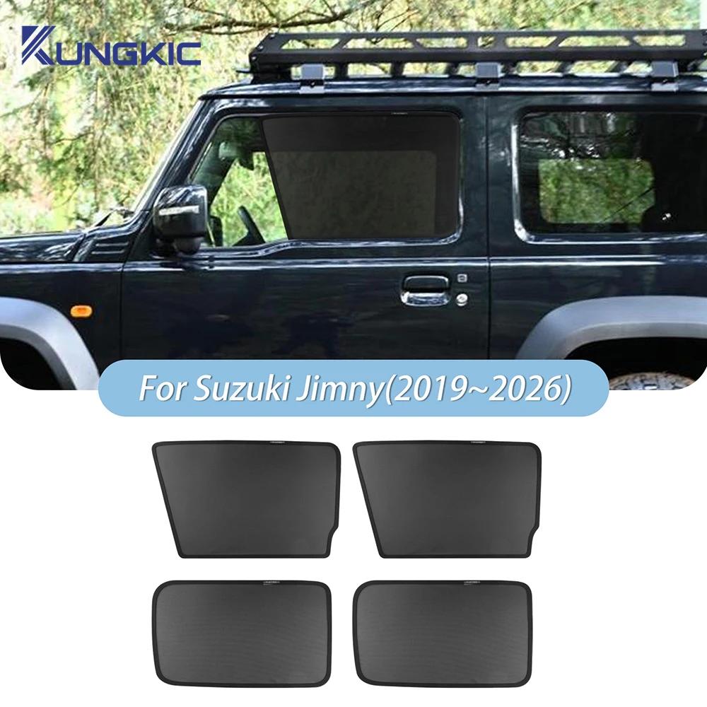 Tendalino Parasole Magnetico a Rete per Finestrino Auto per Suzuki Jimny 2019-2026 3 Porte 5 Porte Finestrino Anteriore Posteriore Laterale Posteriore