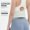 OLIKEI Cintura Professionale in Pelle per Sollevamento Pesi da Donna Palestra Fitness Cintura di Supporto Lombare Squat Stacco Supporto Lombare Schiena Protezione Vita Sportiva