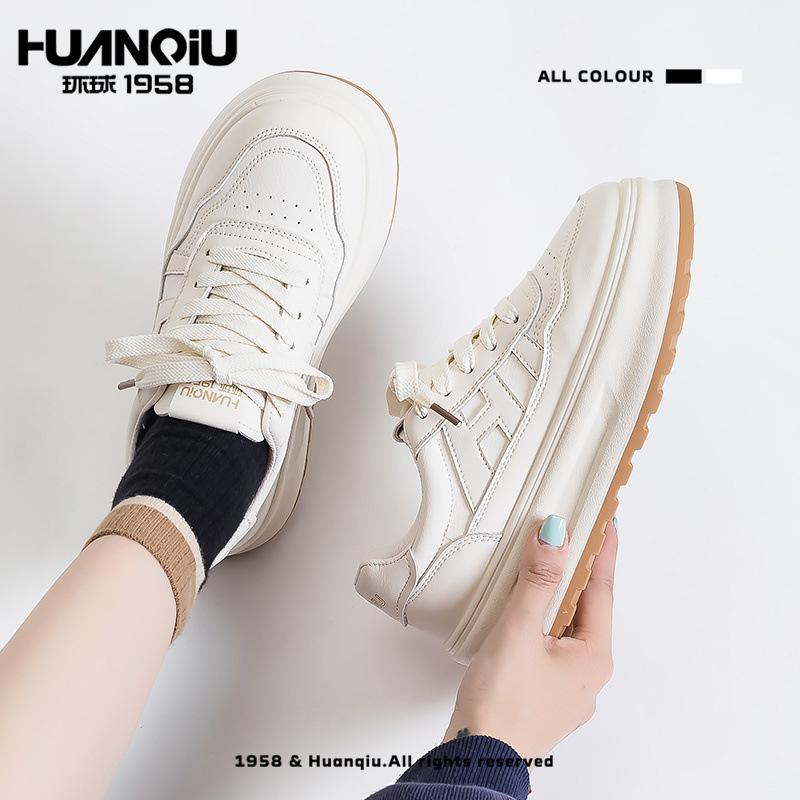 Global model burst fire 22 years autumn new board shoes platform heightening casual sports board shoes 35