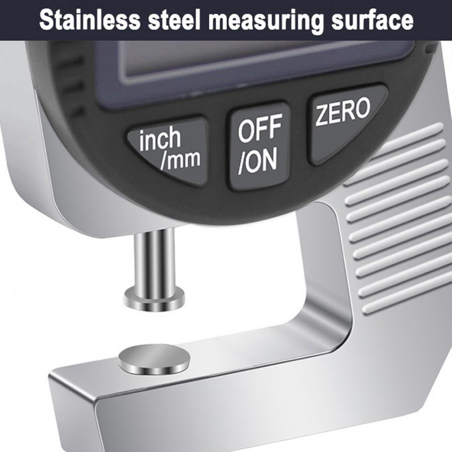 ZUQIEE Digital Portable Digital Thickness Meter Metal Probe 0-12.7 Millimeters ZUQIEE Digital Portable Digital Thickness Meter Metal Probe 0-12.7 Millimeters