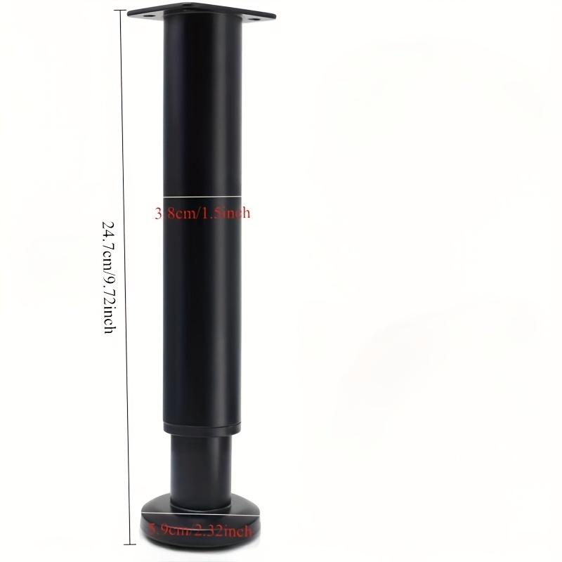 4pcs Adjustable Metal Furniture Legs with Height Customization - Ideal for Cabinets, Sofas & More