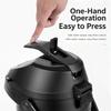 Stainless Steel Thermal Air Pot, Vacuum Insulated Hot Water Dispenser with Safety Lock, 360° Rotatable Base, Portable Carrying Handle for Home Office