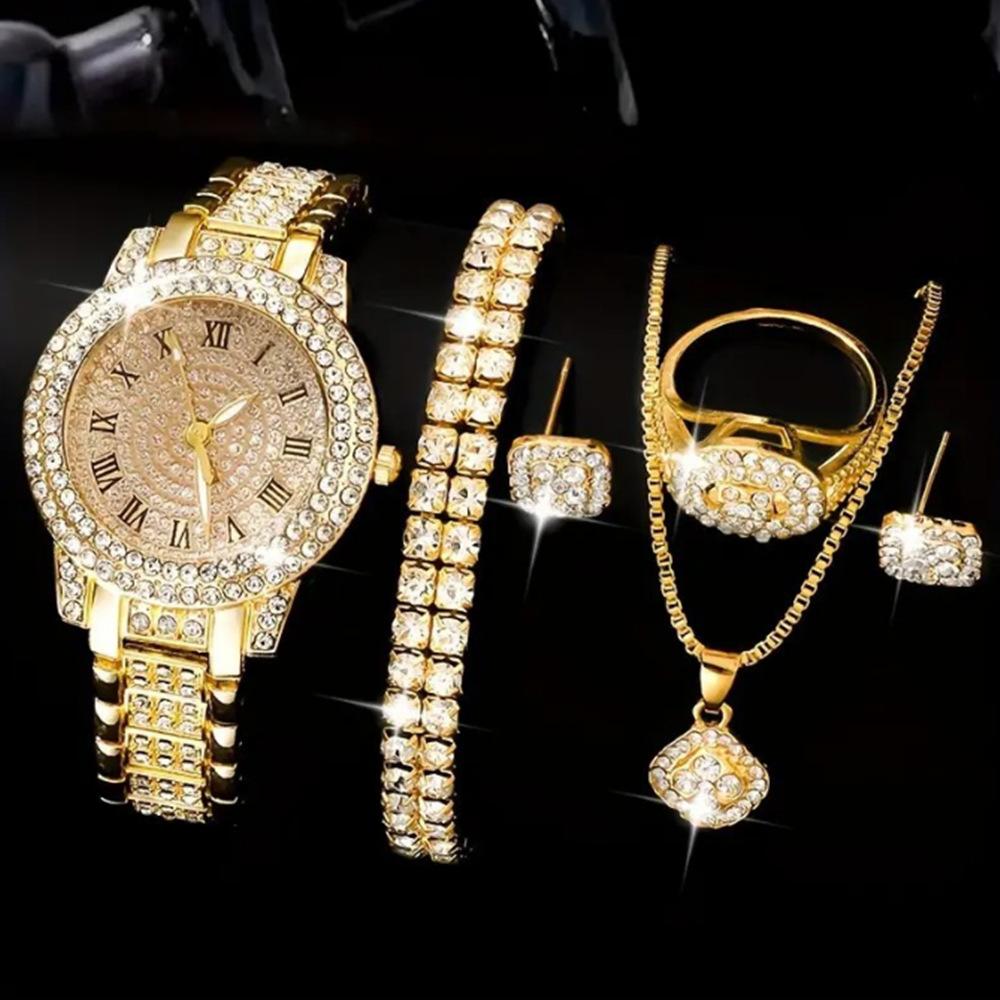 

New Luxury Watch Women S High-End Sense Diamond-Encrusted Steel Chain Watch Fashion Temperament Small Dial Watch Women large price