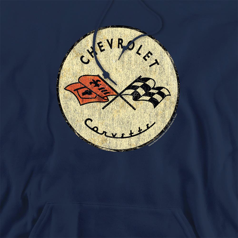 Chevrolet Unisex Adult Old Vette Hoodie