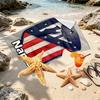 Custom Name Personalized Atletico Madrid Print Beach Towel, for Trip Camping Beach Party Home Decor, Birthday Gift for Family & Friends