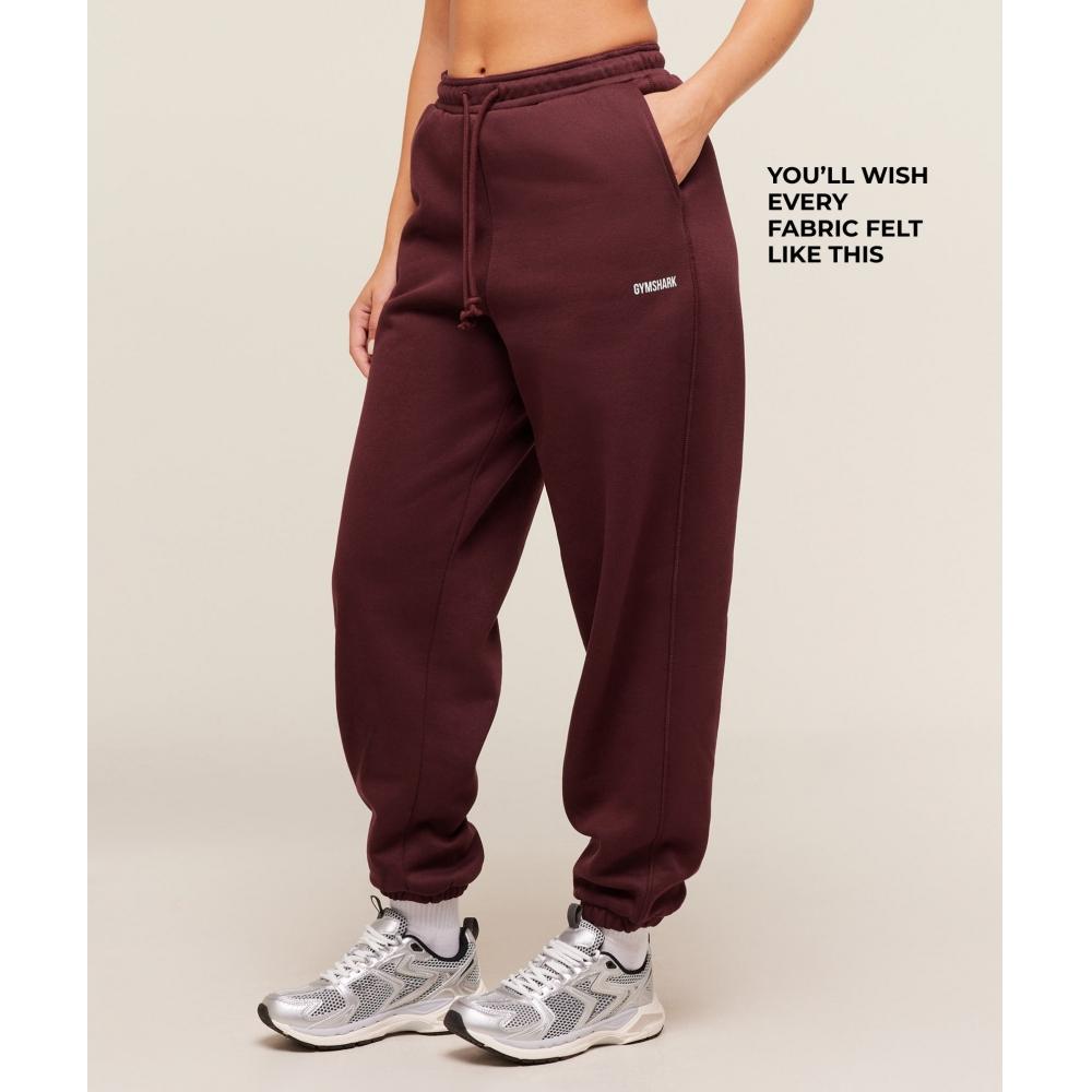 Gymshark Gemütliche Luxus-Jogginghose mit Bündchen Reich Kastanienbraun B5b8w Nbzq