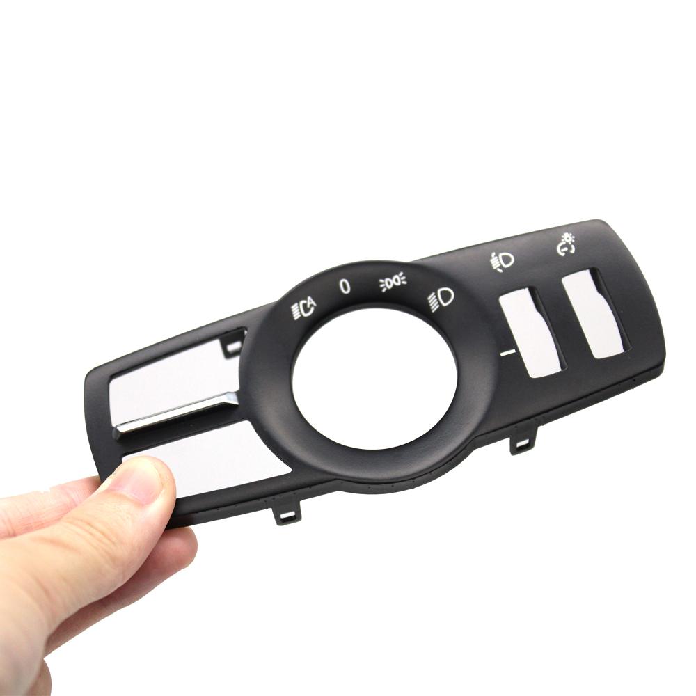 Car Interior Headlight Switch Rotation Button Headlamp Control Panel Cover For BMW 5 6 7 Series X3 X4 F10 F11 F07 F06 F01 F25