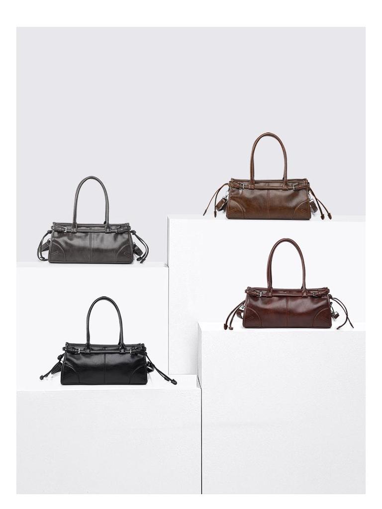 Autumn 2025 Retro High-End French Tote Bag with Large Capacity