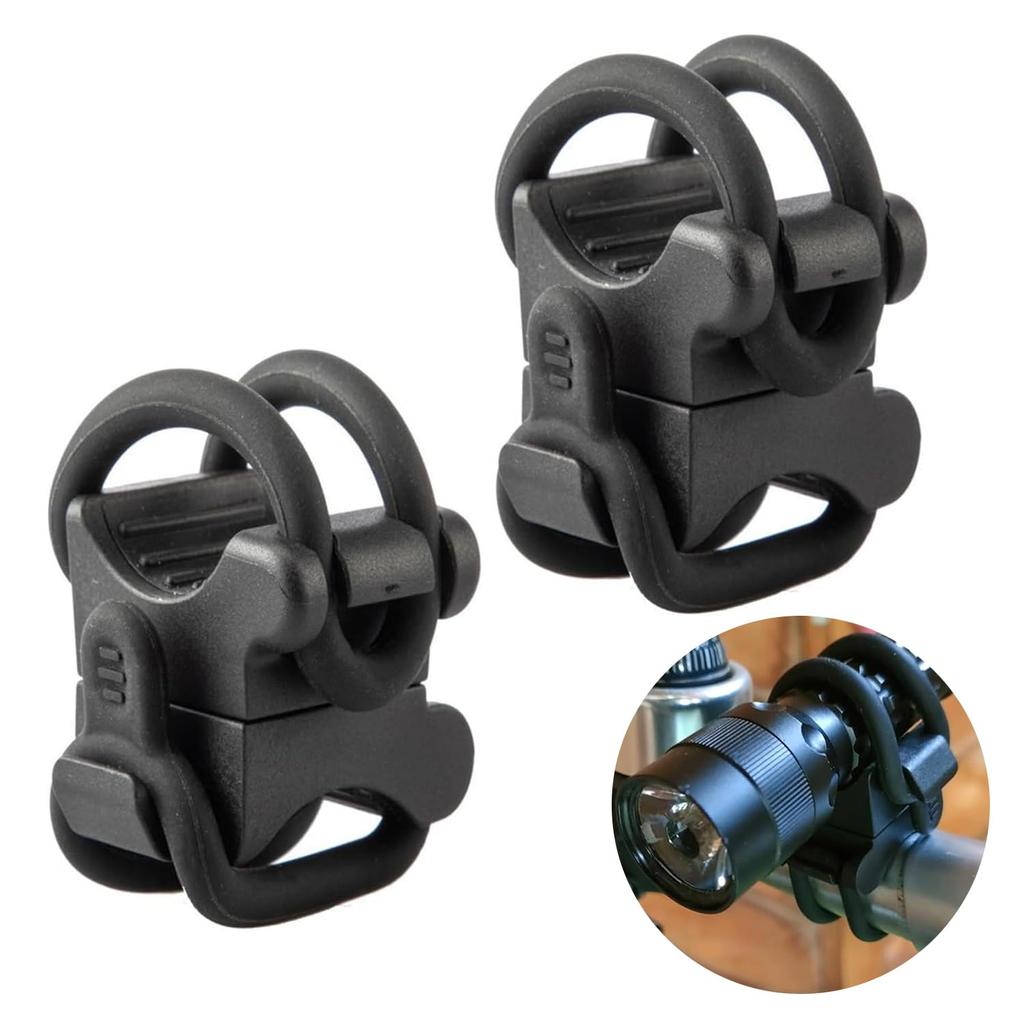 PAVIKE Držák světla na kolo Držák světla Držák svítilny Držák na kolo Držák světla na kolo Držák světla na kolo Klip na kolo Cyklistické příslušenství