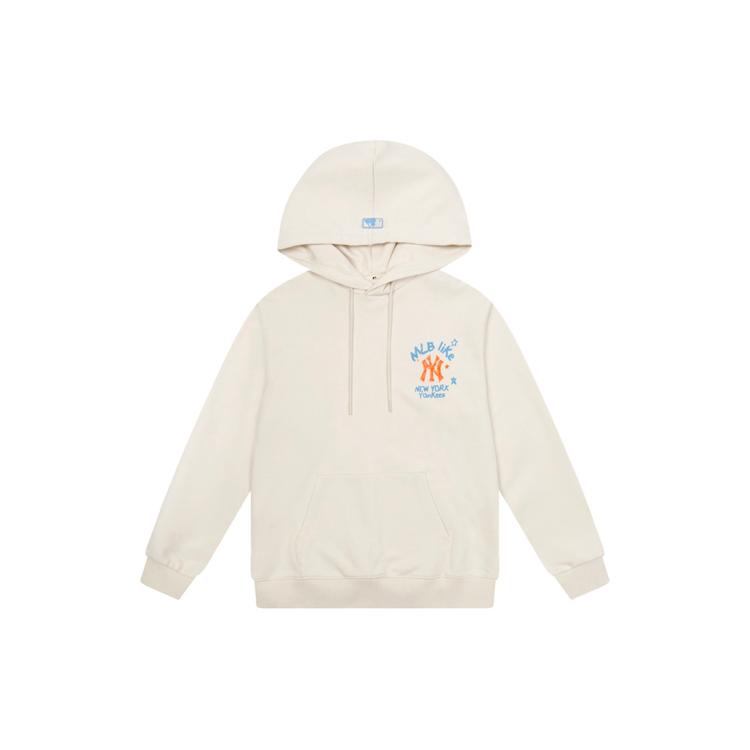 MLB Like Collection Sweatshirts Unisex Ecru Hooded Moderate Regular 31HD02041-50I XS