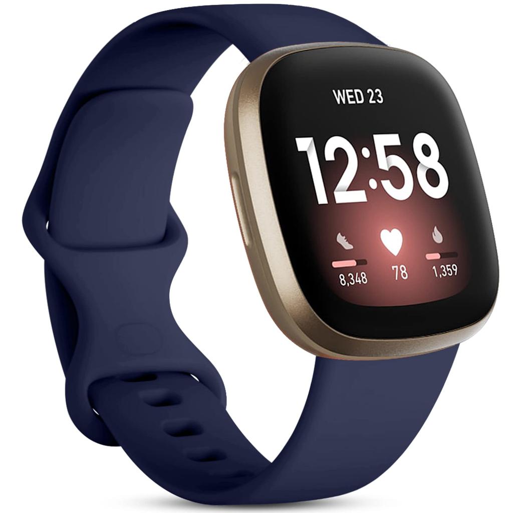 silicone Strap for Fitbit Versa 4 3 Sense 2 band Smartwatch Accessories replacment wristband Sport Bracelet Fitbit Versa 3 Strap
