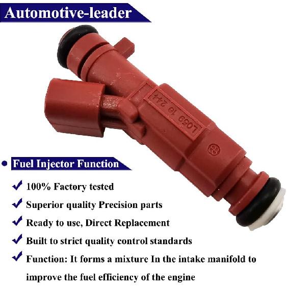 4Pcs FJ1182 35310-2E000 Fuel Injectors Nozzle Engine Replacement for Hyundai Elantra 2011-2015, for Kia Forte 2015 Soul 2012-2013 1.8L L4 842-12375