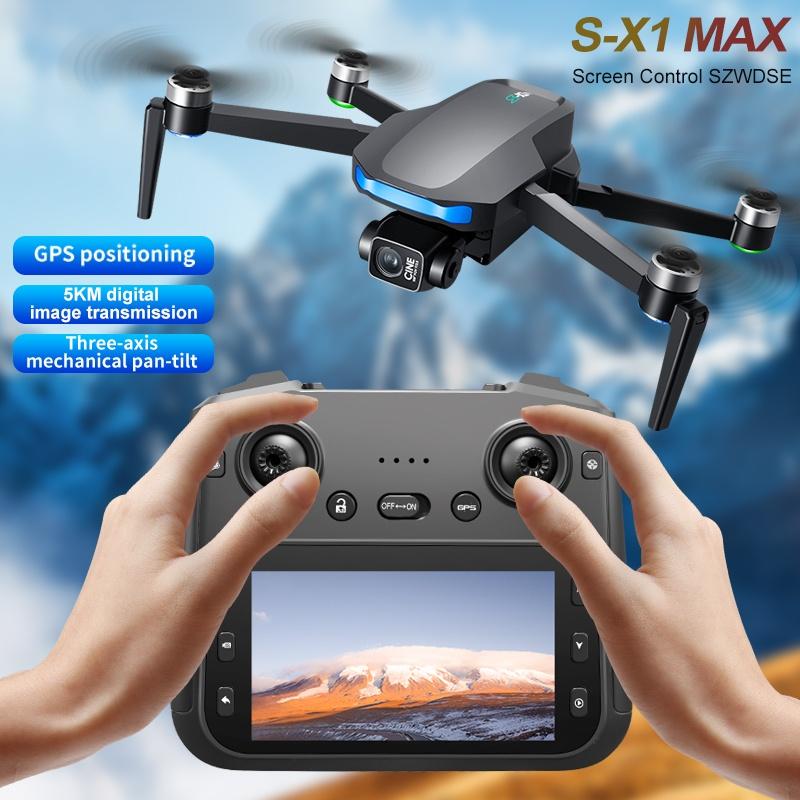 S-X1 GPS Drone 4K Professional HD Camera 3-Axis Anti-shake Gimbal Brushless 5G Digital image transmission FPV Dron RC Quadcopter