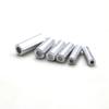 MNFT 120Pcs Aluminum Fishing Line Tube Crimp Sleeves Connector Ferrules Rope Crimping Sleeve Boat Fishing Pipe for Leader Riggin
