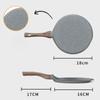 Nonstick Crepe Pan Dosa Pan Tortilla Maker Round Flat Pan Flat Skillet Griddle