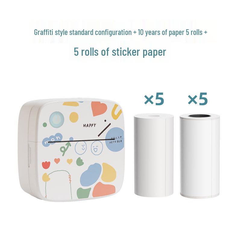 Graffiti Mini Portable Bluetooth Label & Photo Printer