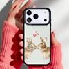 Bunny Rabbit Painting Design Phone Case for iPhone 17 16 15 14 13 Pro Max Back Cover for 12 11 Pro Coque