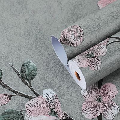 1 Roll of 17.7 * 393.7in Vintage Floral Contact Paper with Plum Blossom Branch Pattern Home Decoration Self-adhesive WallpaperDecorate Your Home!