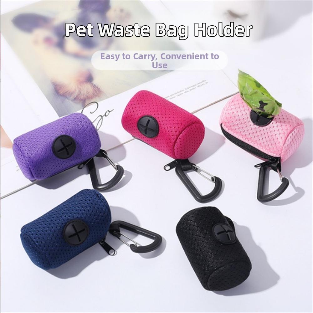 Attachable Design Dog Poop Bag Holder Waterproof Garbage Bag Carrier For Dog Walking