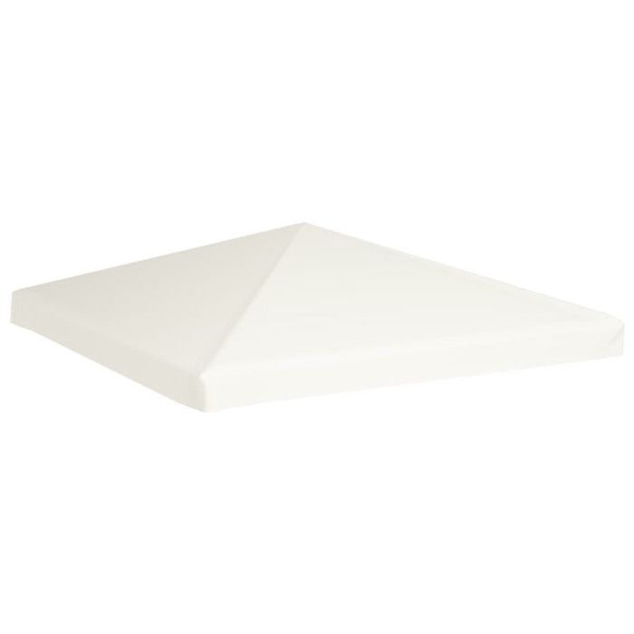 Toile de toit de belvédère - vidaXL - 3 x 3 m - Blanc crème - Résistant à l'eau - 310 g/m²