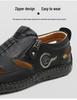 Men's Breathable Stitched Beach Sandals - Wear-resistant Outdoor Sports Style, Big Size Shoes