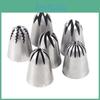 Seamless Zisiz Large Round Extra Piping Nozzle Set