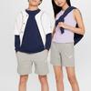 Nike Sportswear Club Big Kids 6" Knit Shorts Solid Color Print Embroidered Elastic Waist Shorts Kids Shorts Dark-Gray White FZ5512-063