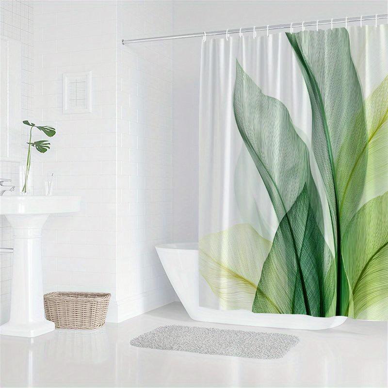 Water Repellent Mildew Proof Shower Curtain With Hooks Easy Install Washable Cute  Design For All Bathroom Scene Decoration