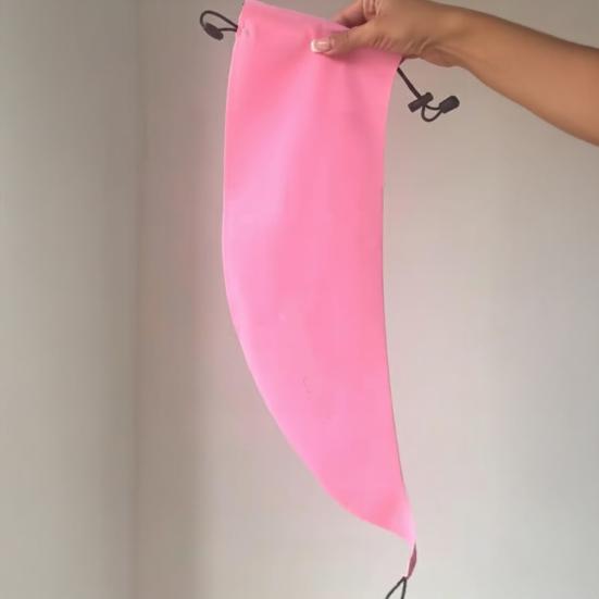 Waterproof Hair Sleeve Styled Hair Protection Quick Root Washing Shower Cap PVC Pool Travel Friendly Ponytail Long Hair Cover