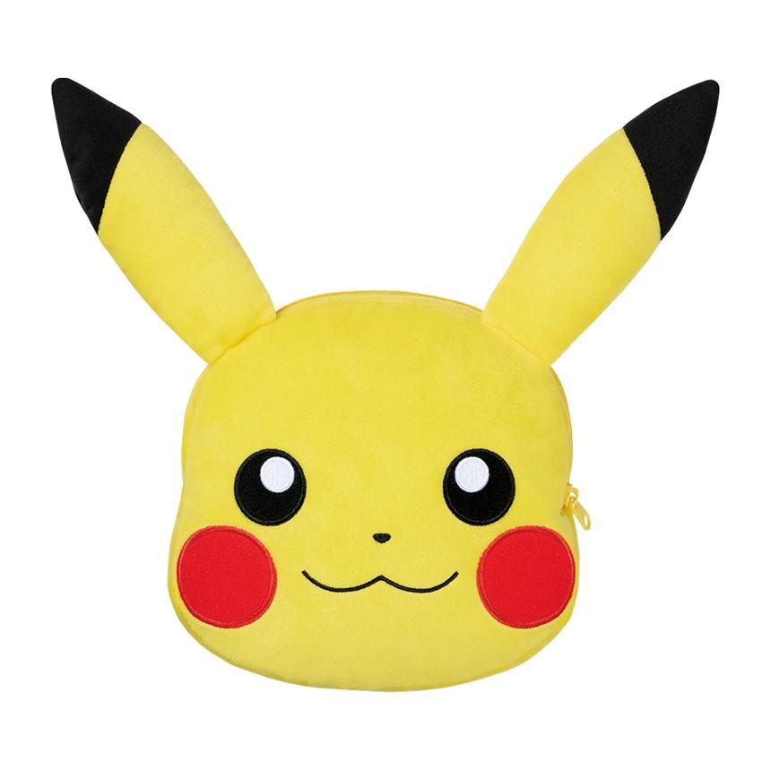 [Pokemon] Pokemon Pikachu Face Plush Pouch