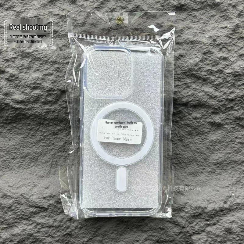 

Прозрачный магнитный противоударный чехол для телефона для iPhone 12 Pro, 13, 14 Pro Max, 15, 16 iPhone 17