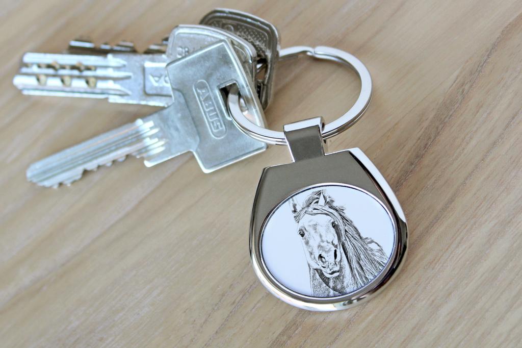 Pintabian - klíčenka s koněm, klíčenka s potiskem, personalizovaný přívěsek od značky Art-Dog