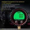 Digital Gas Pressure Gauge with 1/8'' NPT Bottom Connector & Rubber Protector Rang to 255psi Accuracy 1% .F.S.