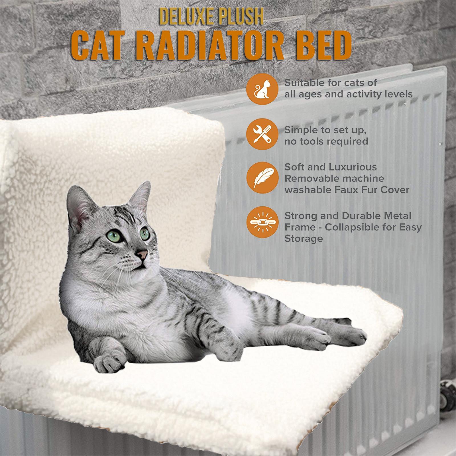 

Cat Hanging Radiator Pet Dog Bed Warm Fleece Basket Cradle Plush