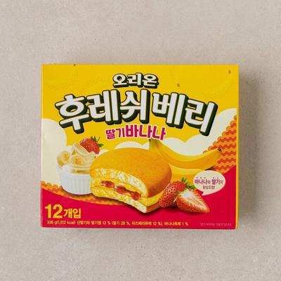 Orion Fresh Berry Strawberry Banana Flavor 366g (12 Package)