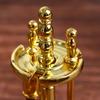 4Pcs Alloy Miniature Cleaning Tools Display Holder For 1/12 Dollhouse Decoration