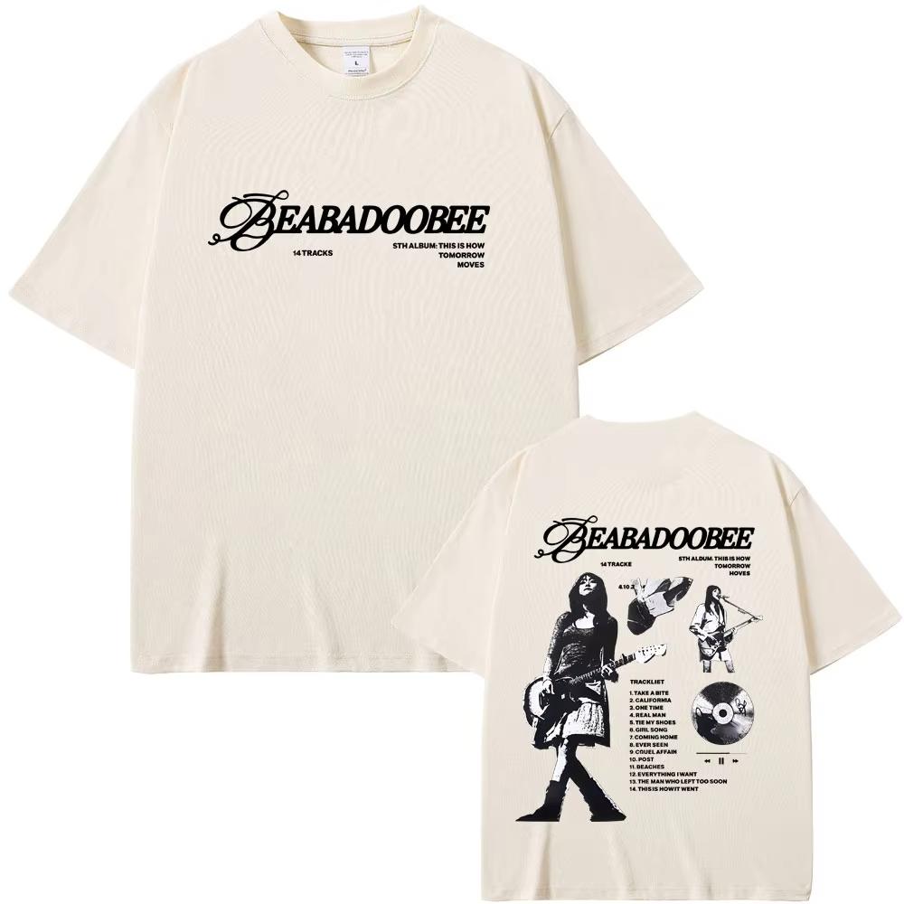 Beabadoobee This Is How Tomorrow Moves Tour T-shirts Men Women Hip Hop Fashion Oversized Streetwear T-shirts