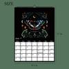 2026 Dark Forest Calendar, Lunar Calendar Colorful Waterink Wall Calendars Wheel Gifts With 12 Original Illustrations for Home and Office Decoration