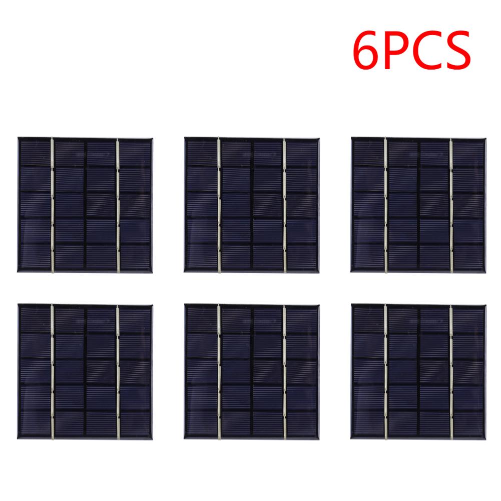 3W 5V Solar Cell Panel Solar Charging Panel Phone Power Bank for Solar Light for 3.7V Battery 3-5V Battery/Phone Charger