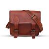 Handmade Small Leather Satchel Bag iPad Bag Office Bag Gift for Men and Women Distressed Shoulder Bag