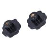 2Pcs Star Grip Knob 7Star Tighten Nut Clamping Handle Machine Tool Accessories M12 X 80