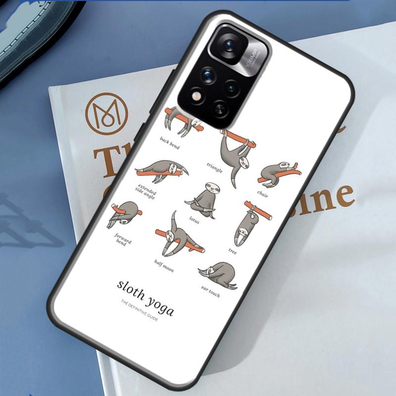 Faultier Süßes Tier Hülle Für Redmi 9 10 10A 10C 9A 9C 12C Hülle Für Redmi Note 8 9 10 12 11 Pro 9S 10S 11S