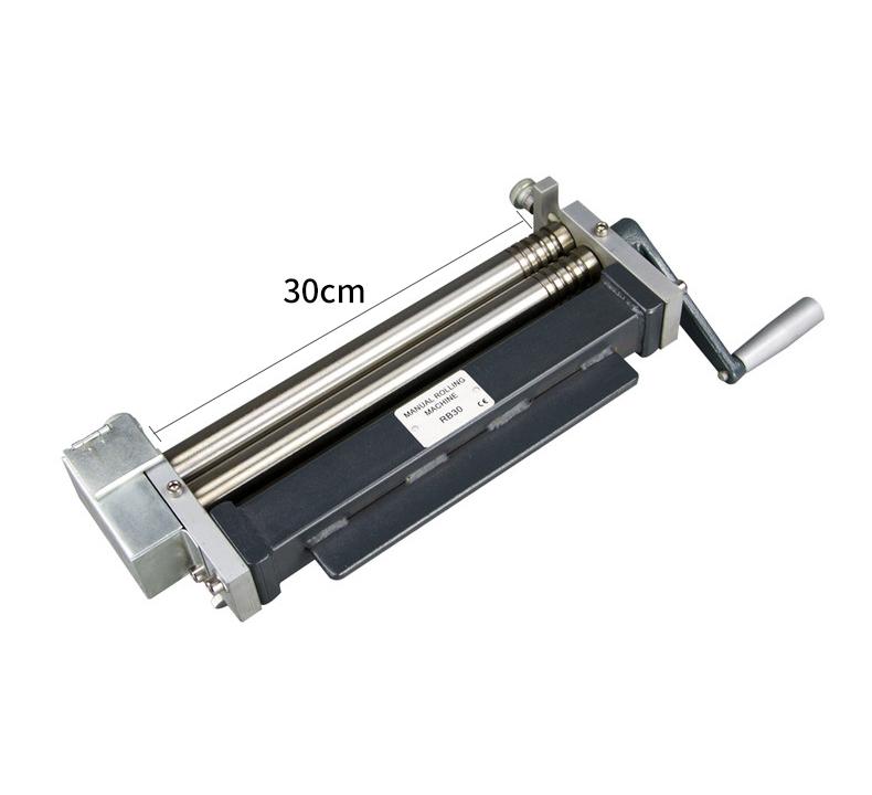 Manual Bending Machine Mini Round Tube Roller Making Tool Desktop Metal Plate Bender Hand Crank Folding Plate Folding Machine