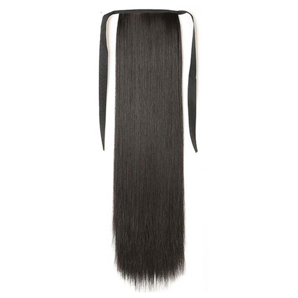 Ponytail Hair Accessories Long straight Wigs Drawstring Ponytail Synthetic Ponytail Hair Extension
