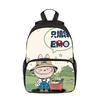 Školní taška pro žáky základní školy Přední taška Kreslený batoh s velkou kapacitou Chlapecký módní batoh 5414