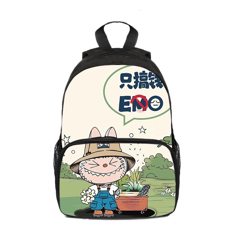 School Bag Elementary School Students Front Bag Cartoon Large Capacity Backpack Boys Fashion Backpack  5414