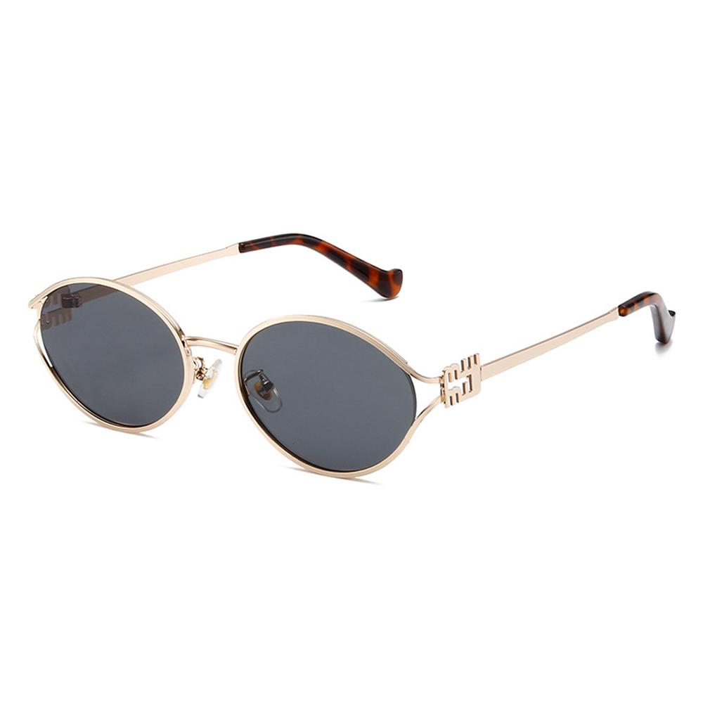 Fashion Oval Sunglasses Women Men Luxury Designer Metal Frames Sun Glasses Female Gradient Shades Eyewear UV400 De Sol Oculos