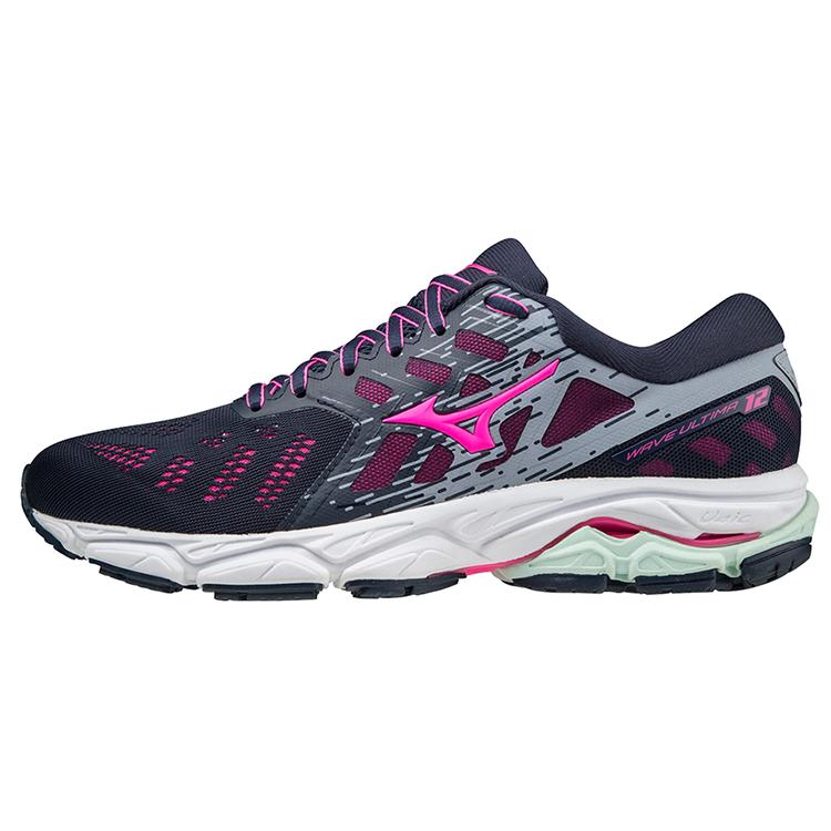 

Mizuno Wave Ultima 12 Running Shoes Women s Low top Black/Pink J1GD211843 36