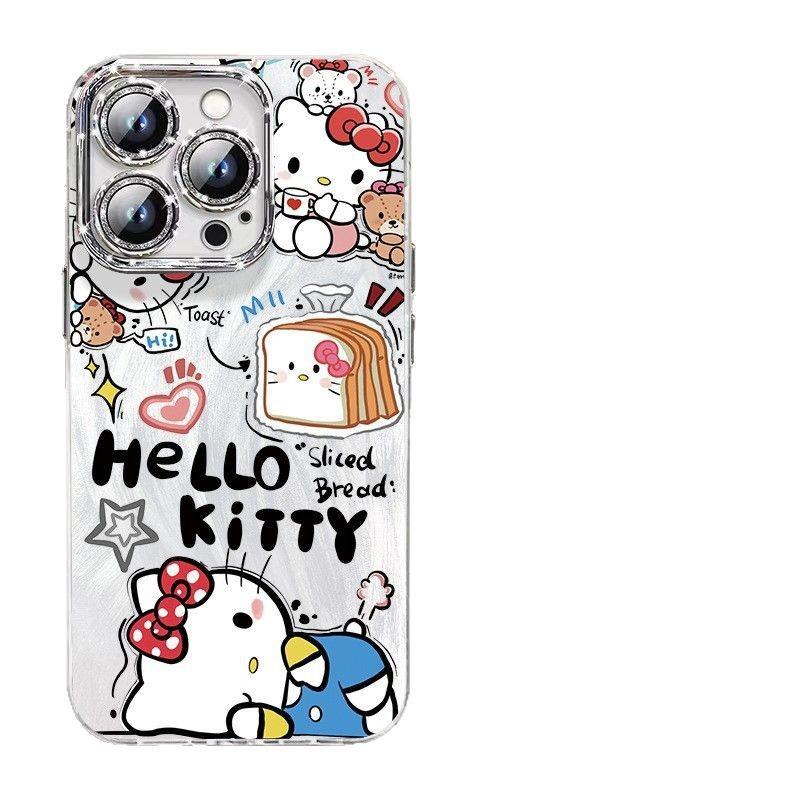Applicable To Apple 11promax Mobile Phone Case iPhone11 Women's 11 Girl Heart Cute Feather Kitty Cat 11